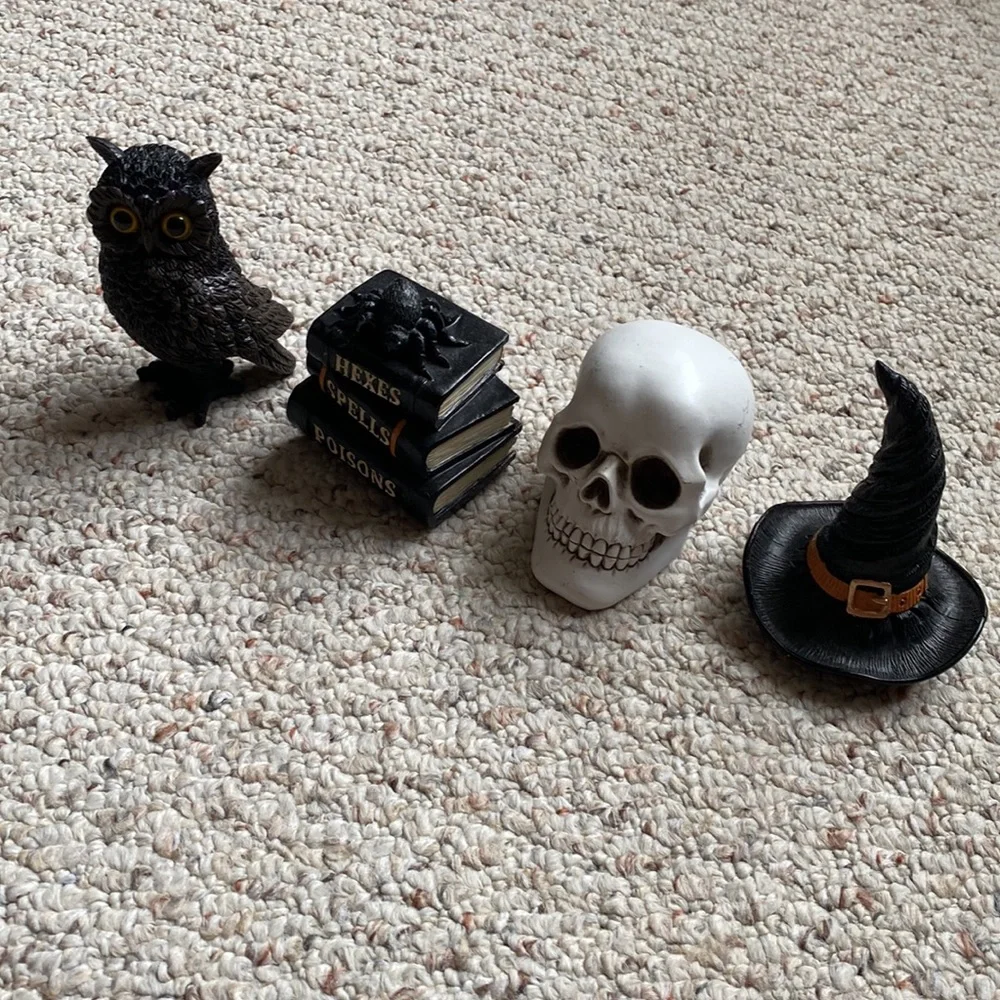 4 target Halloween figurines new rare spooky creepy